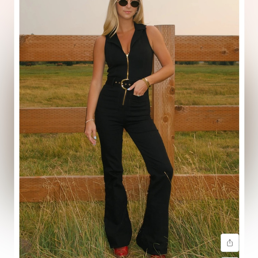 Show Me Your Mumu Jacksonville Jumpsuit ~ Pitch Black